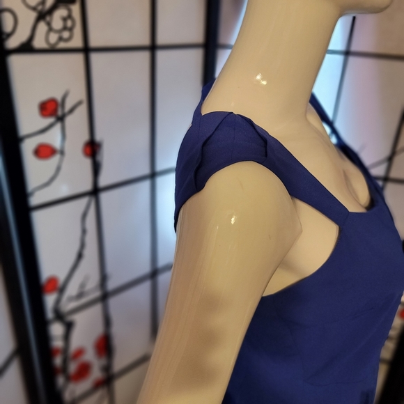 FOREVER 21  ROYAL BLUE COCKTAIL DRESS/SIZE SMALL - Picture 12 of 16